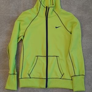 Nike therma-fit neon Green & purple hoodie - med